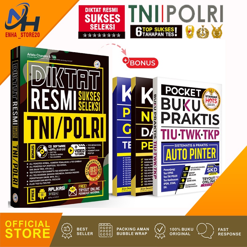 Jual BUKU TNI POLRI 2022-2023 DIKTAT RESMI SUKSES SELEKSI TNI POLRI ...