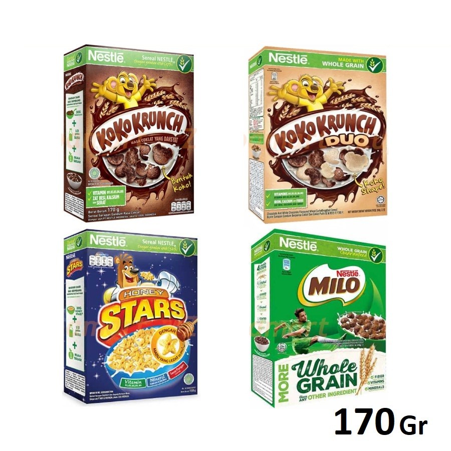 Jual NESTLE Cereal Box Kecil 150g - Koko Krunch / Duo / Honey Stars ...