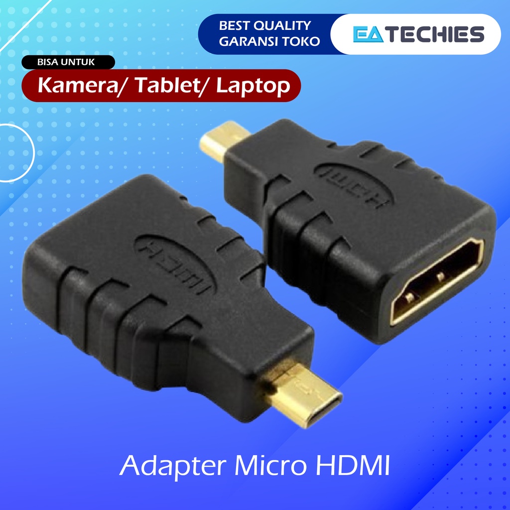 Jual Micro Hdmi To Hdmi Converter Adapter Gender Connector Konektor Gender Full Hd Original