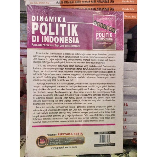 Jual DINAMIKA POLITIK DI INDONESIA ~ PUSTAKA SETIA | Shopee Indonesia