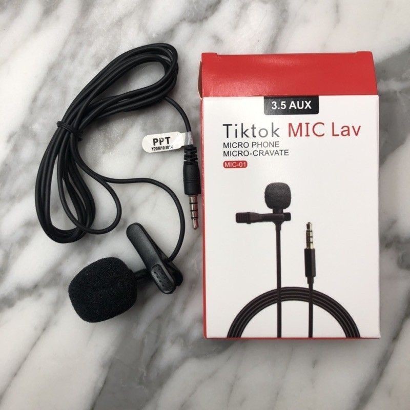 Jual MIC CLIP ON YOUTUBER 3.5MM MICROPHONE WITH CLIP/MIC JEPIT/MIC CLIP