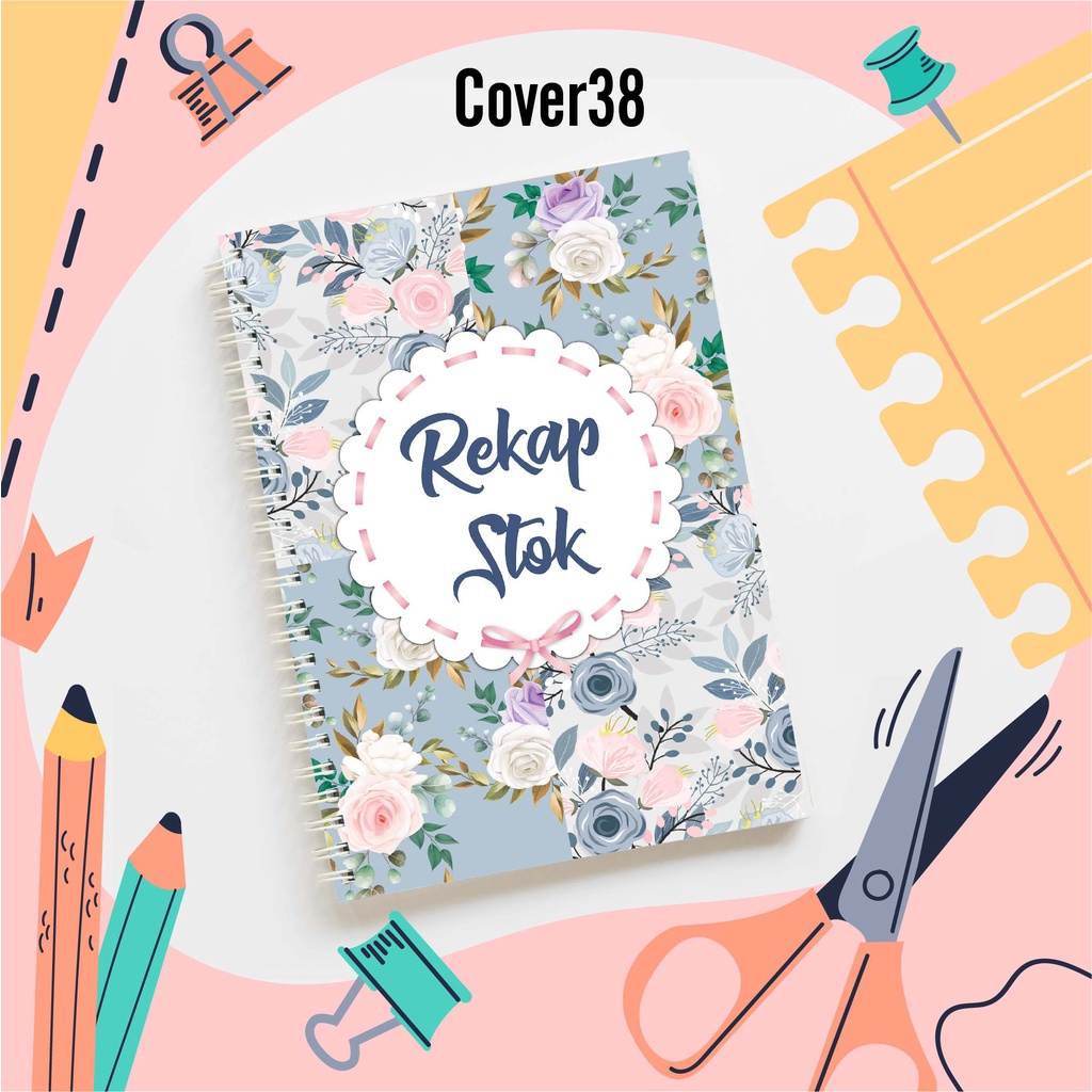 Jual Hanabi Buku Rekap Stok Barang BELI 2 Buku Gratis 1 Pen Gel Kode 38 ...