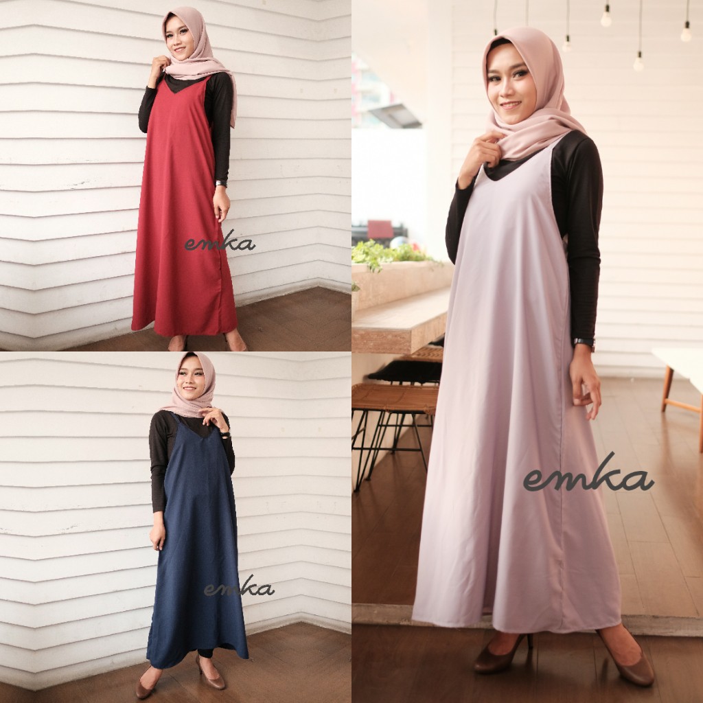 SLOOPY MAXY SLEVY MAXY OVERALL DRESS OVERALL MURAH OVERALL HIJAB