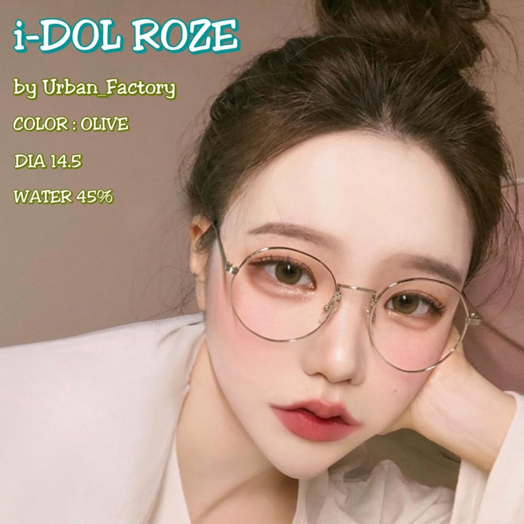 Jual Urban Factory Softlens Pengantin Maki Miltikei Idol Roze Matake Grey Blue Brown Normal