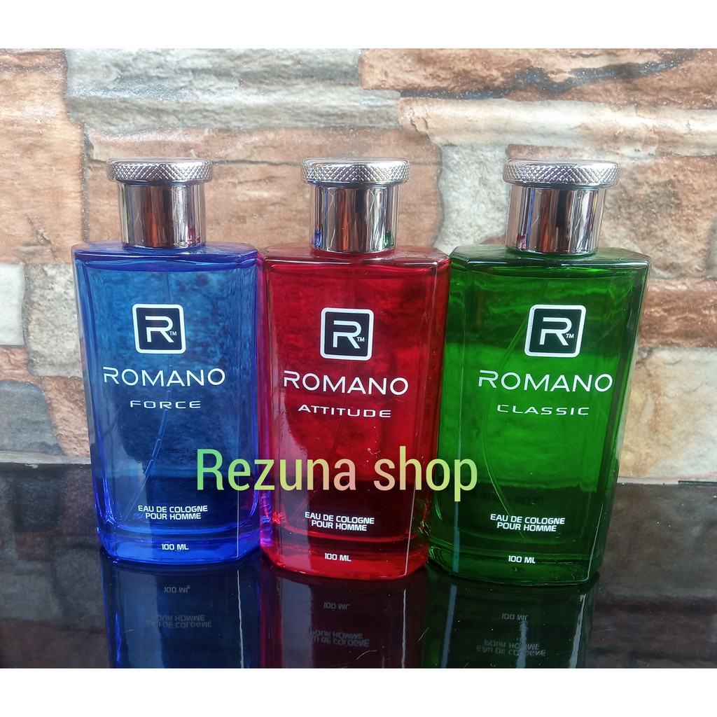 Jual Romano Eau De Cologne Classic And Force 100ml Parfum Laki Laki