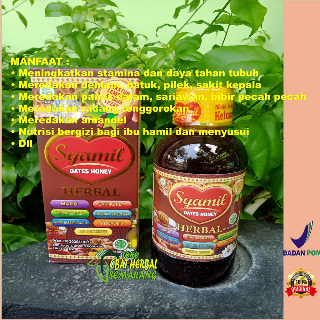 Jual Syamil Family Dates Honey 200 ml Madu Herbal Syamil Dewasa Untuk