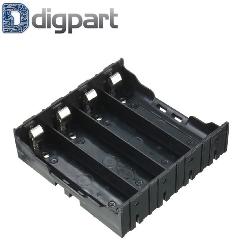 Jual Battery Holder 18650 Kotak Dudukan Tempat Baterai 4 Slot Seri ...