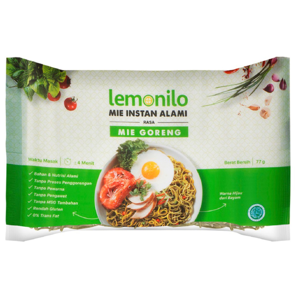 Jual Lemonilo Mie Instan Rasa Mie Goreng | Shopee Indonesia