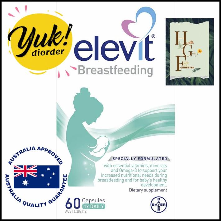 Jual Elevit Breastfeeding Multivitamin Capsules 60 Shopee Indonesia