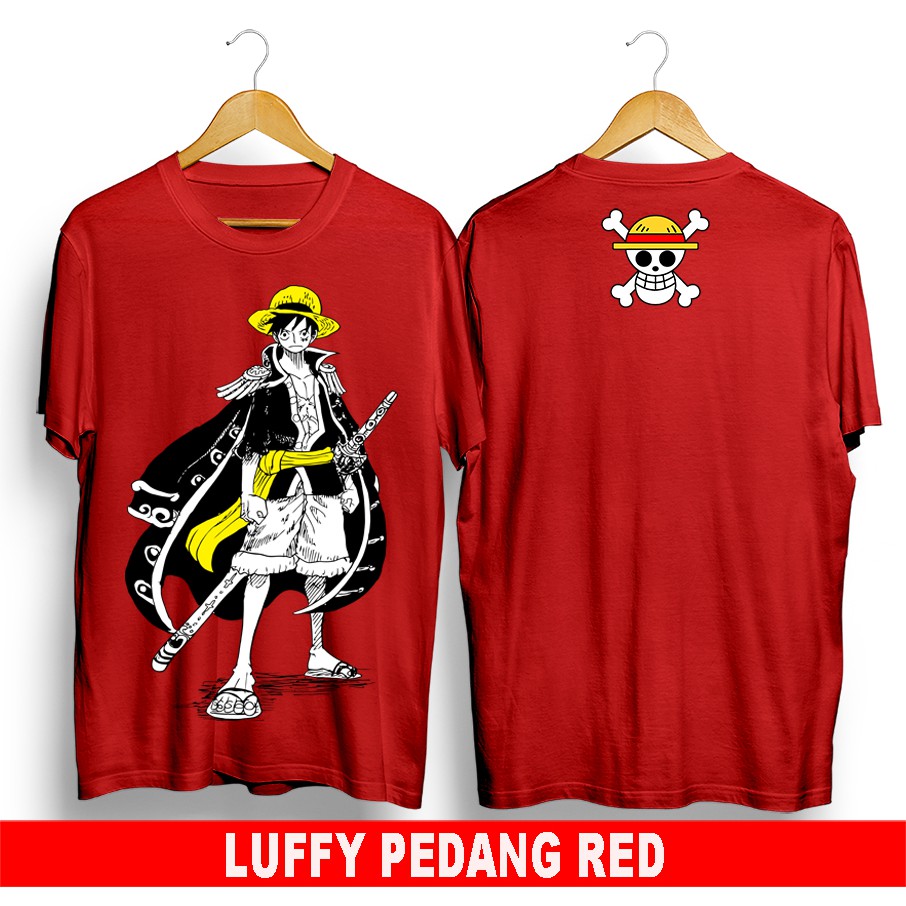 Jual Baju Distro Kaos Tshirt Anime Kartun Trio Onepiece Misty Luffy Zoro Sanji Shopee Indonesia