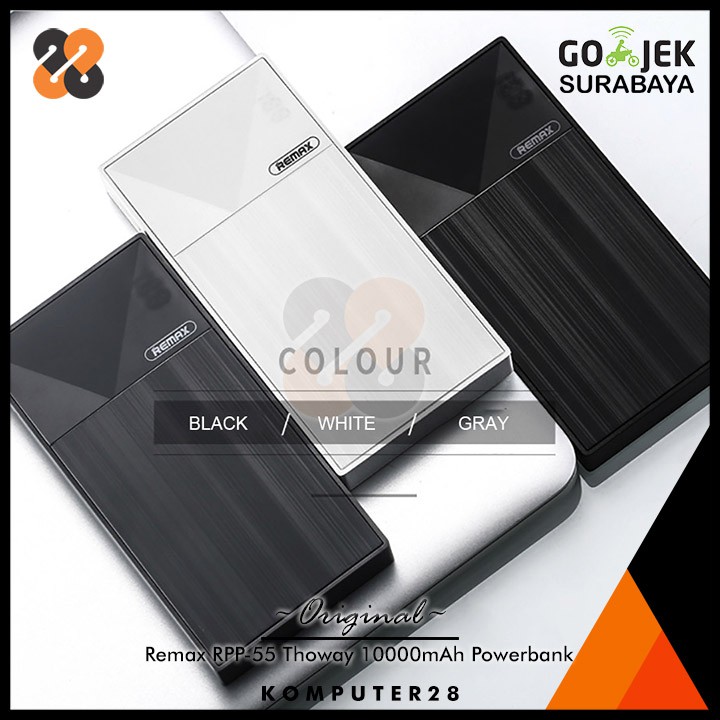 Jual Remax RPP-55 Thoway 10000mAh Powerbank - Dual Input Output Power ...