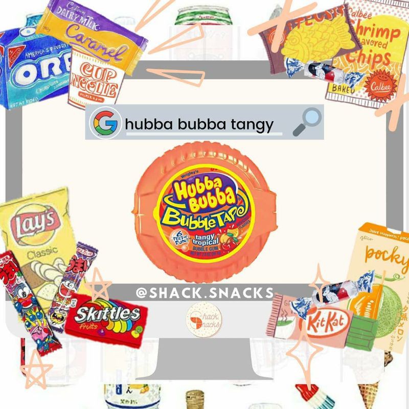 Jual HUBBA BUBBAORIGINALTANGY TROPICALSOURGRAPESTRAWBERRY 180 CM