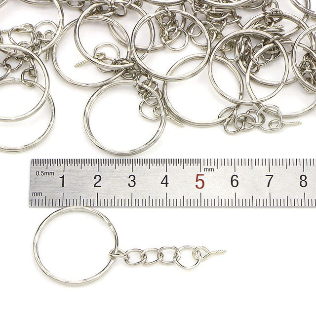 Jual KEYCHAIN RING / RANTAI GANTUNGAN KUNCI 6cm material besi | Shopee ...