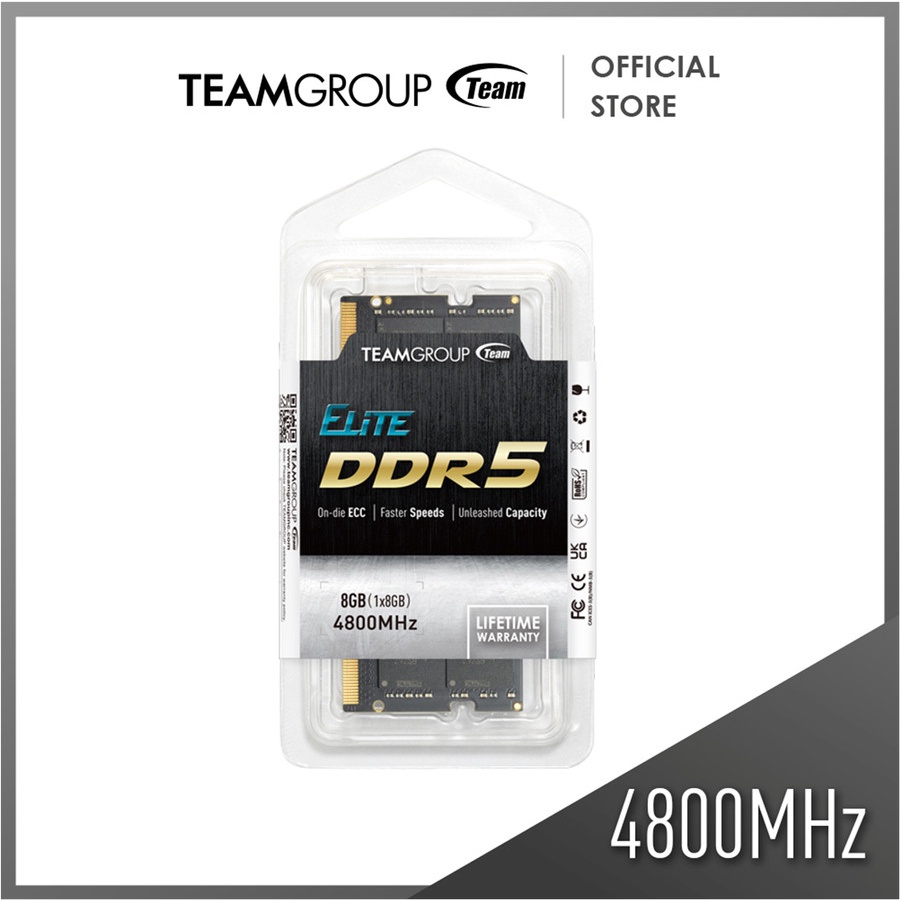 Jual Teamgroup Memory Notebook Elite DDR5 8GB PC 4800Mhz | Shopee