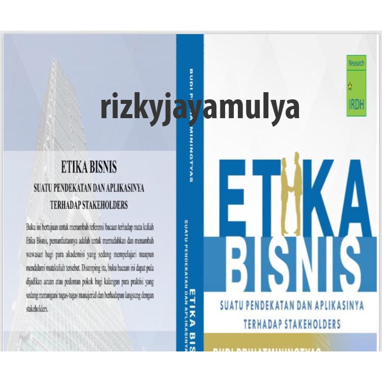 Jual Buku Etika Bisnis Suatu Pendekatan Dan Aplikasinya Terhadap ...