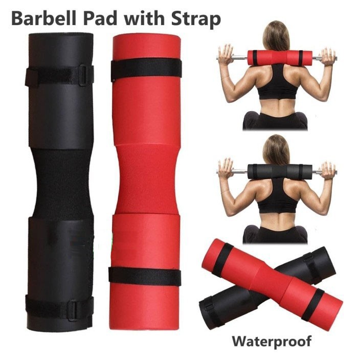 Jual Barbell Pad Busa Full Foam Barbell Squat Protector Shoulder ...