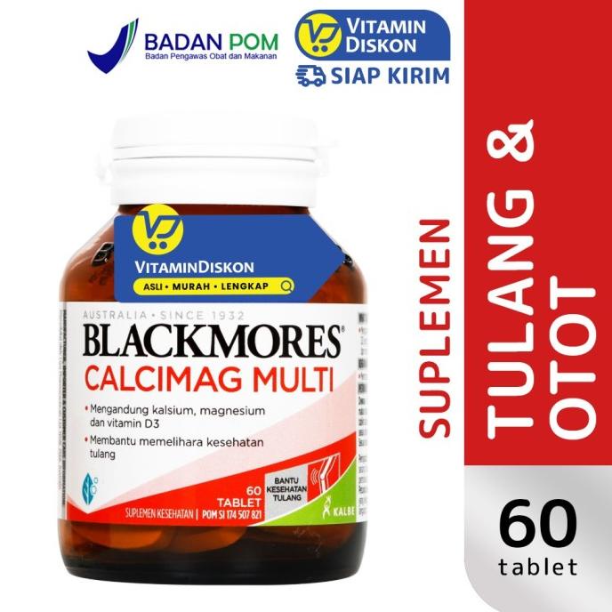 Jual BLACKMORES CALCIMAG MULTI BPOM KALBE - 60 TAB Lc | Shopee Indonesia