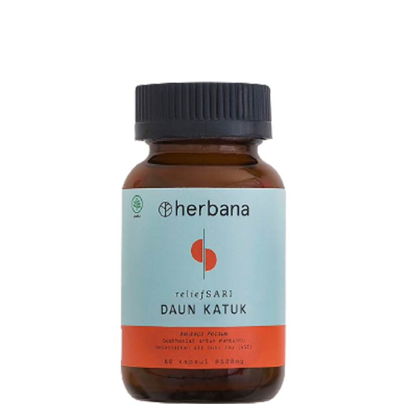 Jual Herbana Relief Sari Daun Katuk 60 pcs Shopee Indonesia