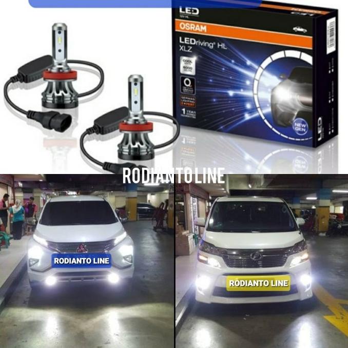 Jual Led Foglamp Mobil Harrier Vellfire H H H V Kelvin White Rod Shopee Indonesia