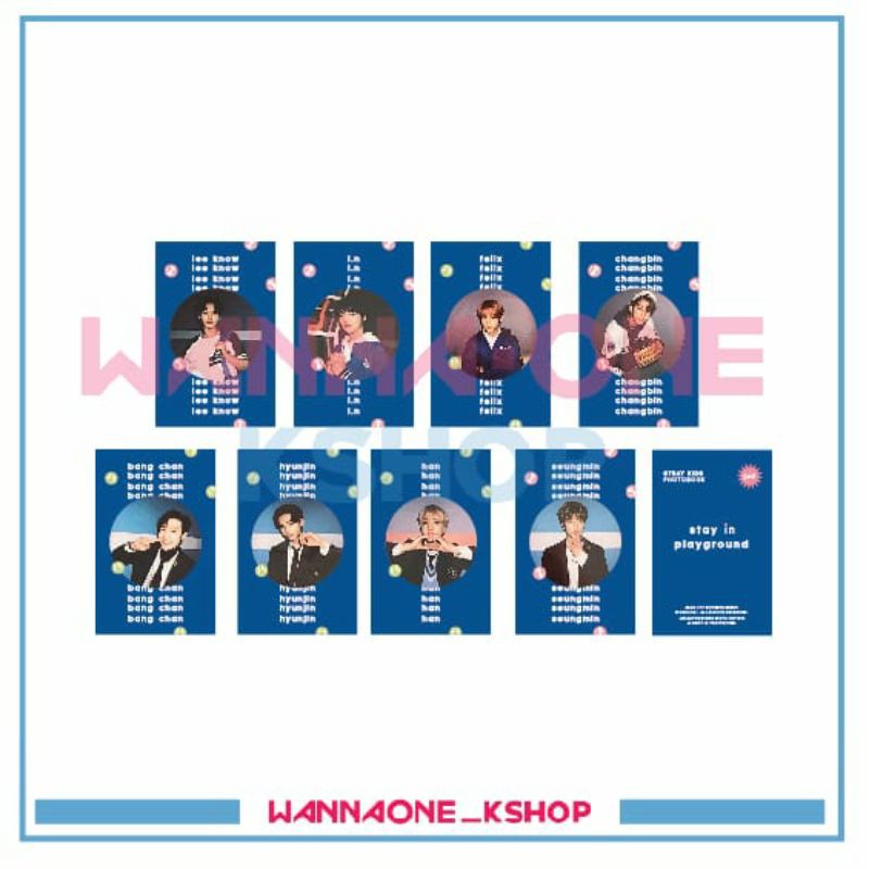 Jual straykids photocard stray kids stay in playground photo card