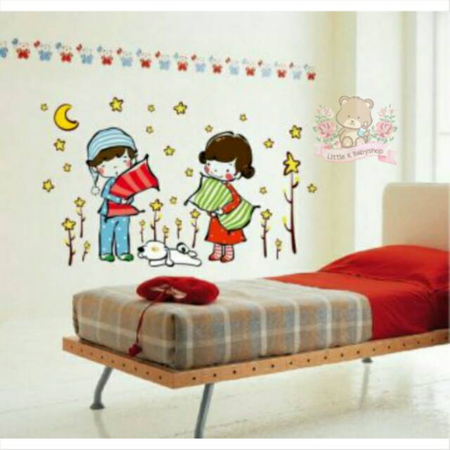 Jual WALLSTICKER BED TIME | Shopee Indonesia