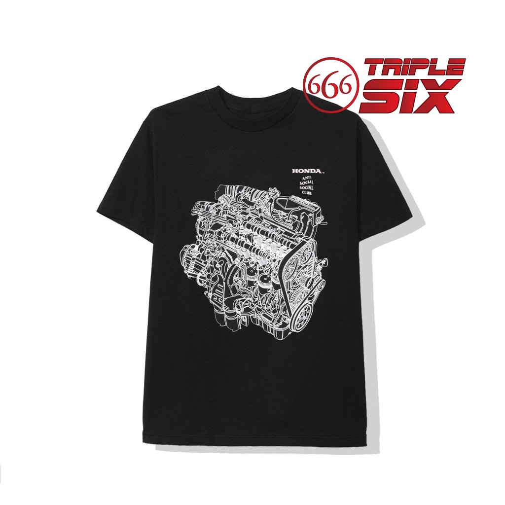 Jual Kaos T Shirt Baju Anti Social Social Club ASSC x Honda Motor Shopee Indonesia