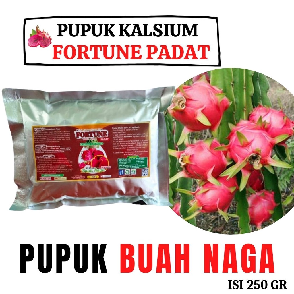 Jual Pupuk Booster Buah Naga Pupuk Naga Padat 250 Gram Agar Cepat Berbuah Shopee Indonesia 