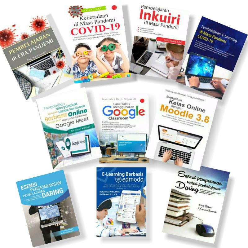 Jual Buku Pembelajaran Daring Pandemi Covid E-Learning Google Meet ...