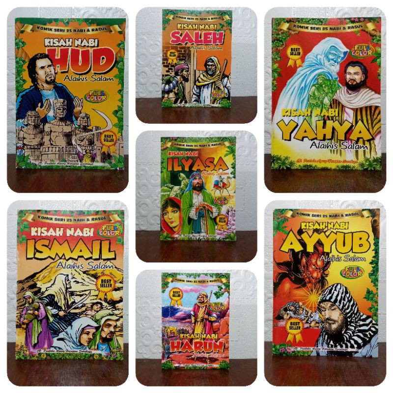 Jual BUKU CERITA 25 NABI DAN RASUL SERI KOMIK | Shopee Indonesia