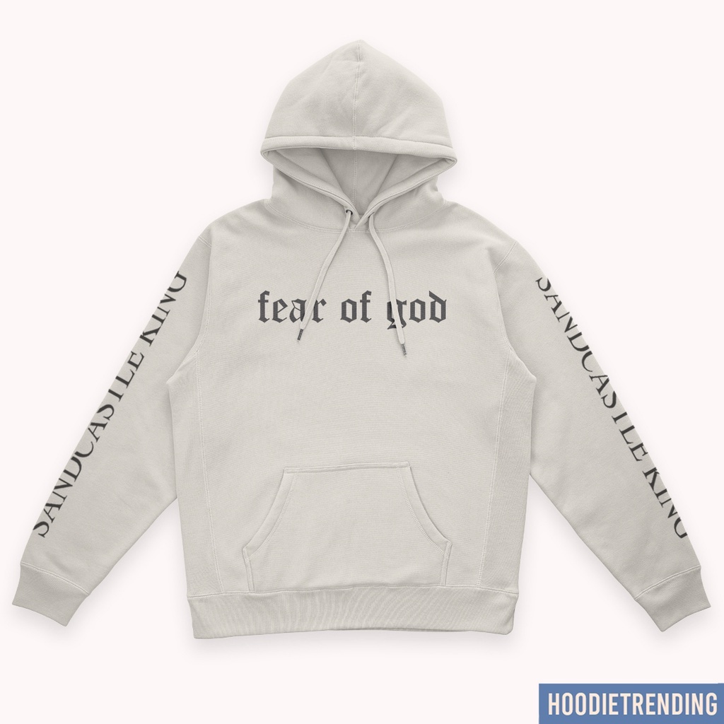 Jual HODISO Sandcastle King Fear Of God Hoodie Jumper Pullover Shopee Indonesia