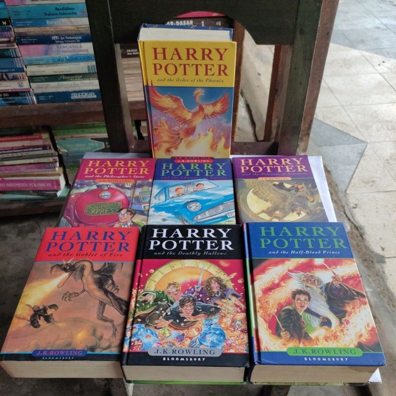 Jual Buku HARRY POTTER 1-7 (ORIGINAL) Preloved ( Jabutan) | Shopee ...