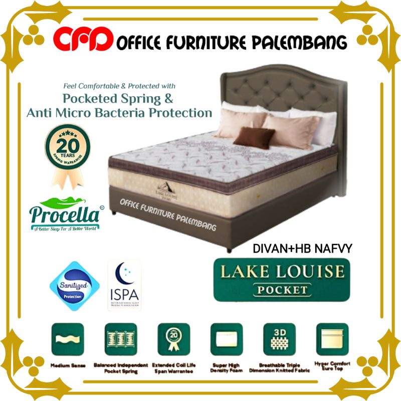 Jual springbed procella lake louise matras kasur spring bed pocket