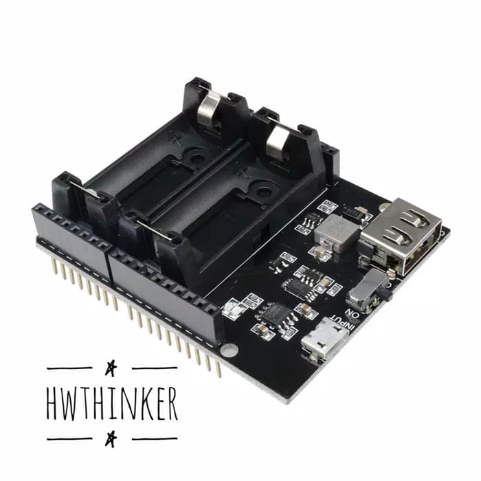 Jual Modul Power Bank ESP8266 ESP32 Baterai battery Shield 16340 untuk ...