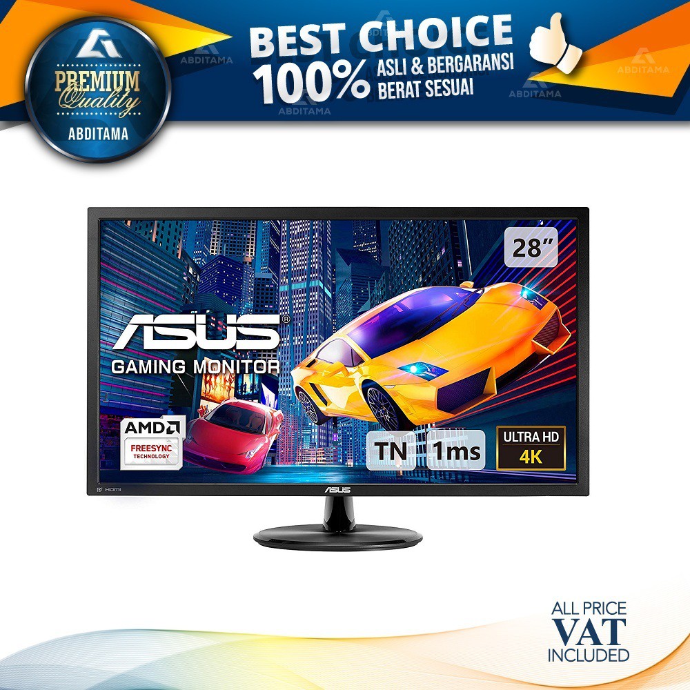 Jual Monitor LED Gaming Asus VP28UQG 28" 4k 3840x2160 1ms HDMI DP ...