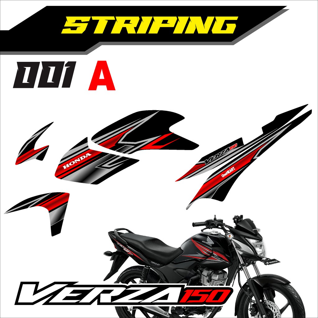 Jual Stiker Striping VERZA 150 - Terbaru Strip Stiker Verza 150 Desain ...