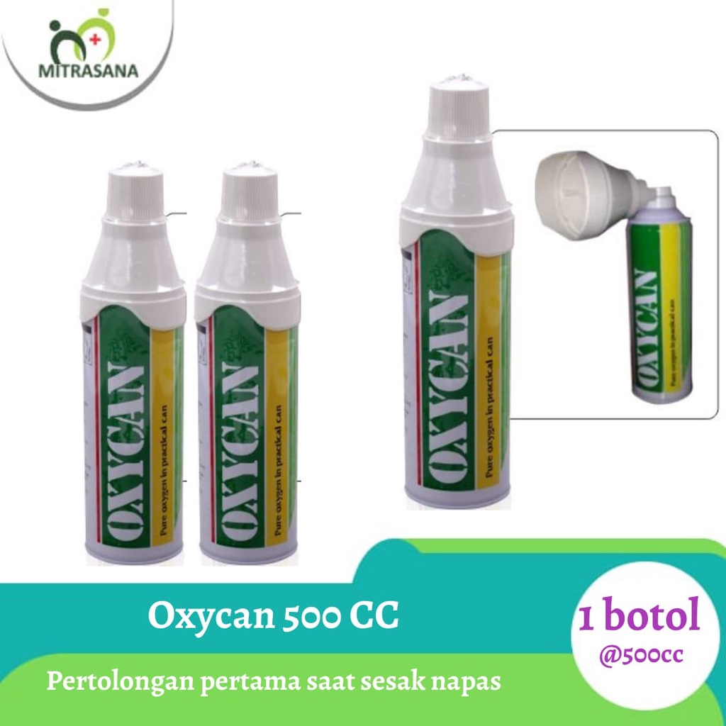 Jual Oxycan Oksigen Tabung Kaleng 500 CC | Shopee Indonesia