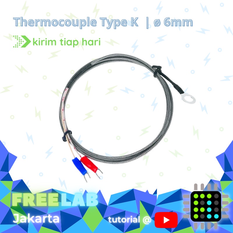 Jual Probe Thermocouple Type K Surface Temperature Sensor Diameter Ring