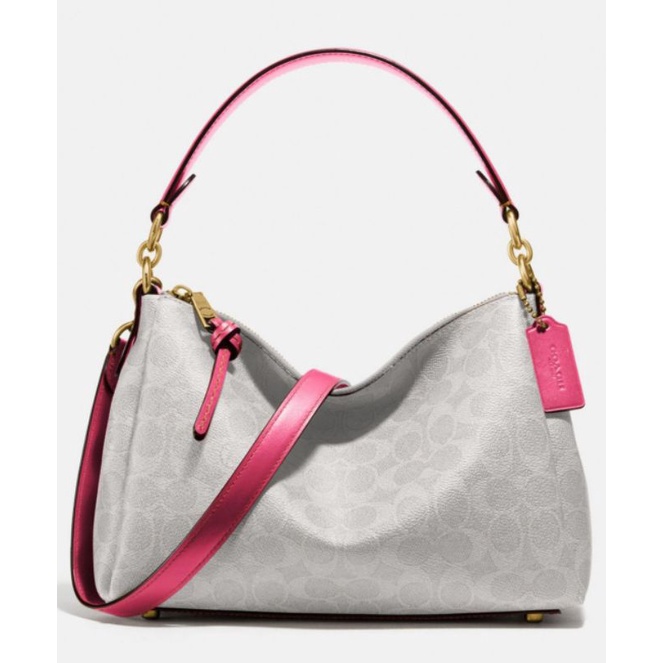 Jual Coach Shay Crossbody In Signature Canvas Cream (93847) White