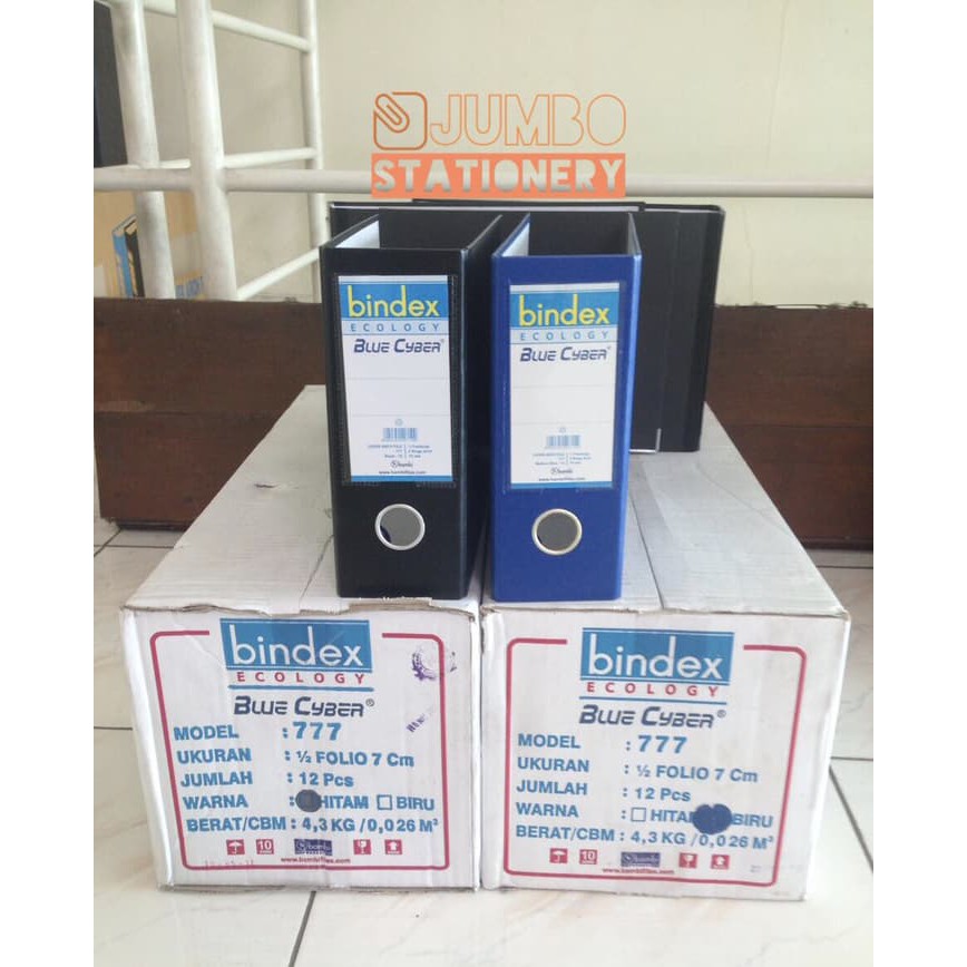 Jual Odner Bindex HITAM / BIRU 777 Kwitansi 7cm | Shopee Indonesia