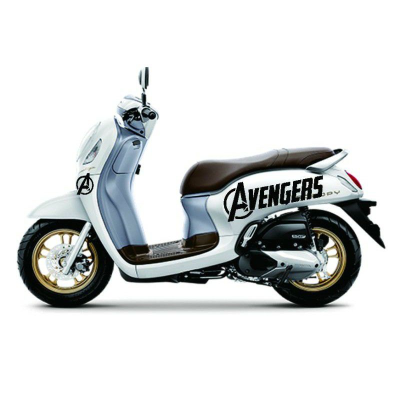 Jual Cutting Sticker Sticker Motor Honda Scoopy Model Avengers Striping Motor Scoopy Motor Honda