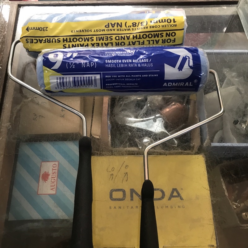 Jual rol cat + gagang/ rol cat tembok/ isi rol + gagang cat | Shopee ...