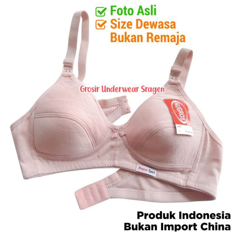 Jual Sport Bra Wanita, Cewek Remaja dan Dewasa Tanpa Kawat -Tanpa Busa -BH  Push, Bra Wanita/ Bh Wanita