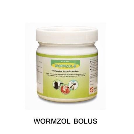 Jual Produk Unggulan] WORMZOL B KEMASAN POT ISI 10 BOLUS - OBAT CACING ...