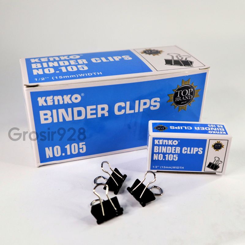 Jual Binder Clips / Penjepit Kertas Kenko no 105 Shopee Indonesia