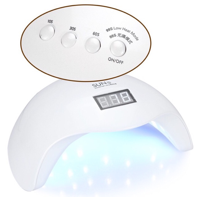 Jual Sun5 LED Sun LED READYSTOK 48w lampu led nail art uv gel nail ...