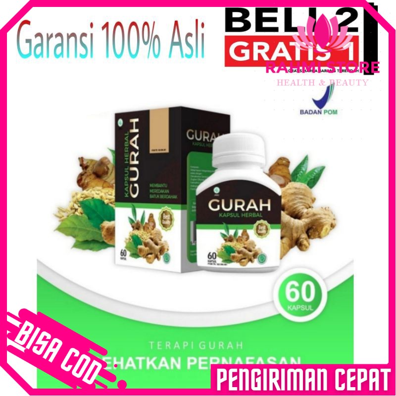 Jual Herbal Gurah Kapsul Original Atasi Batuk And Pernafasan Shopee Indonesia 7018