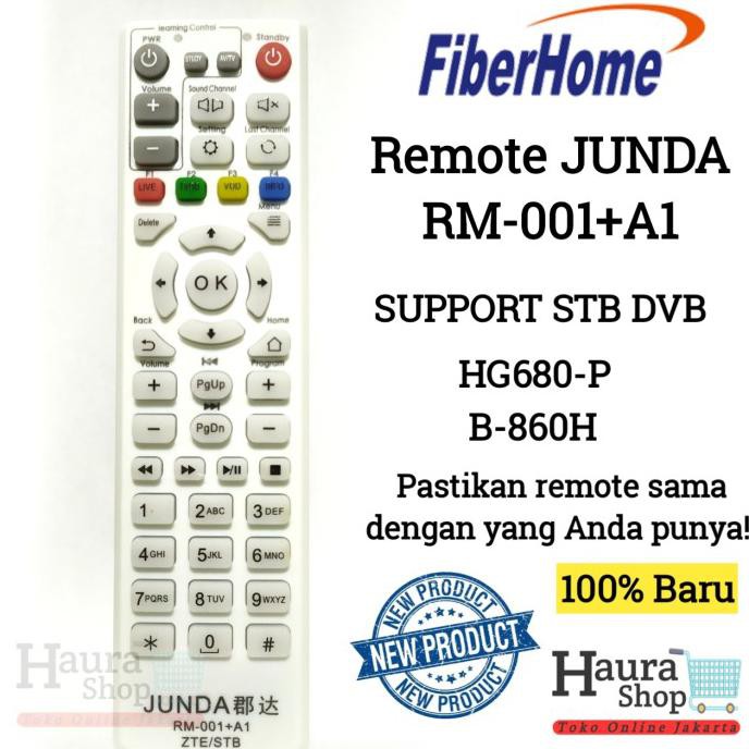 Jual Ready&Siapkirim Remote Remot Receiver Stb Indihome Fiberhome Hg ...