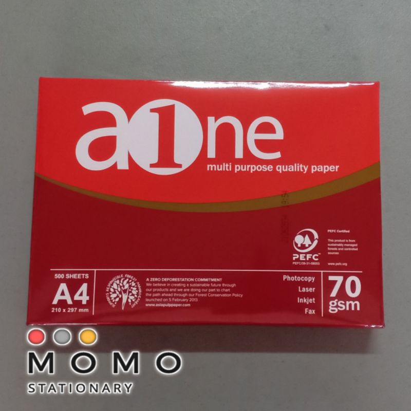 Jual Kertas Hvs Print Dan Fotocopy Aone A4 70gr 1 Rim Shopee Indonesia