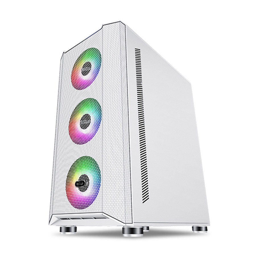 Jual Pccooler Diamond Ma Mesh Atx Spcc Tempered White Shopee Indonesia