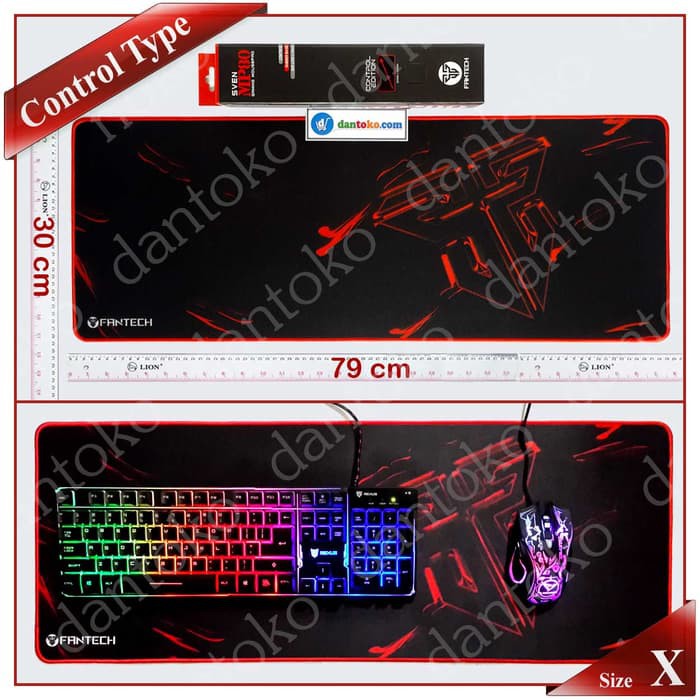 Jual Mouse Pad Fantech Sven Mp80 Extended Control Mousepad Gaming Murah ...